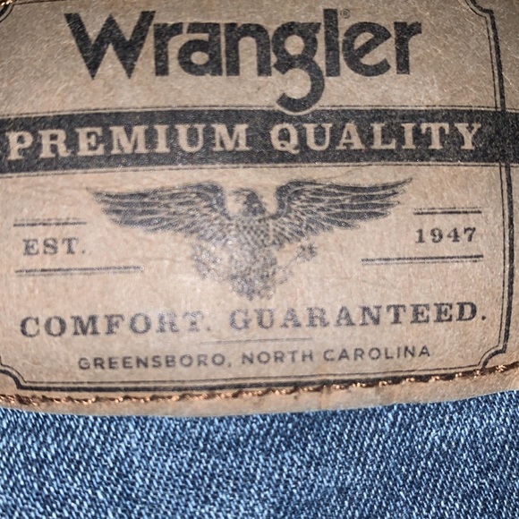 Boys size 16 regular slim fit wrangler jeans - Picture 5 of 5